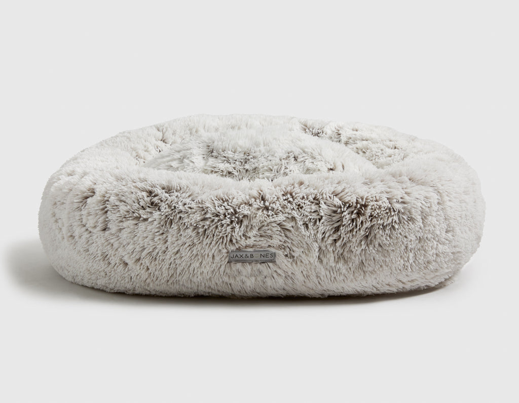 Arctic Shag Donut Bed