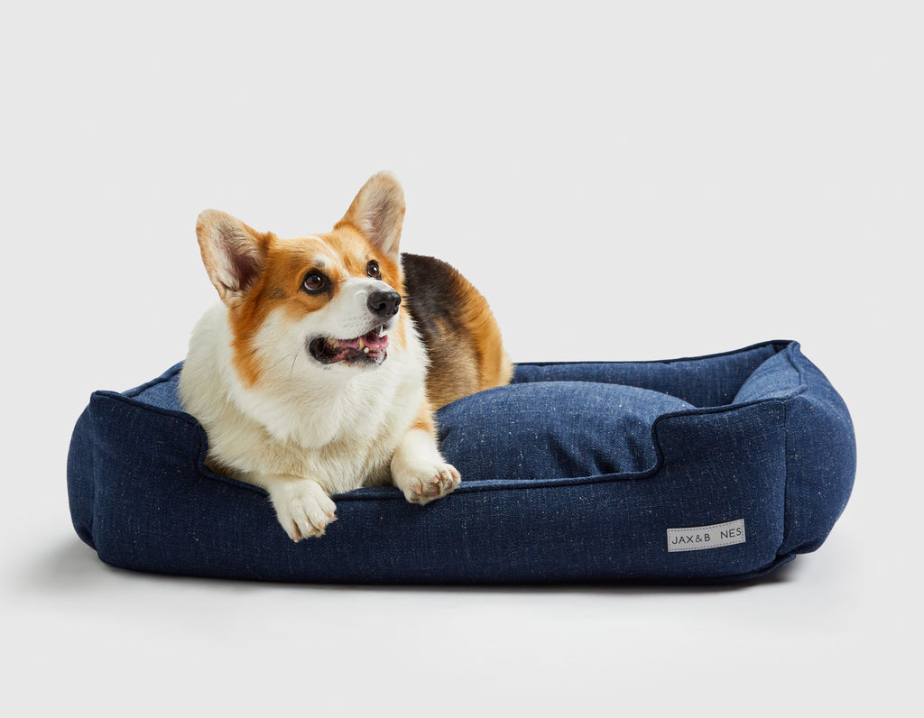 Warby Navy Lounge Bed