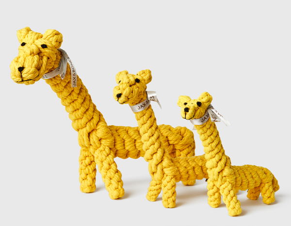 Jax Bones Jerry the Giraffe Rope Dog Toy