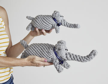 Coco the Elephant Rope Dog Toy
