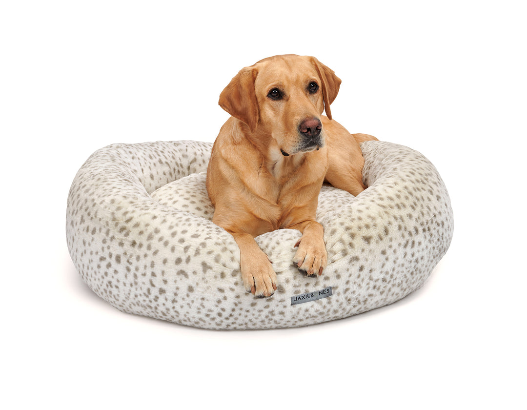 Jax Bones Cheetah Donut Bed